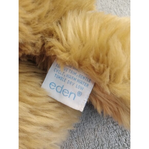 Eden Marc Brown Arthur Puppy Dog Plush Pal 12" Brown tan Red Collar 1996 Vintage - Picture 4 of 6